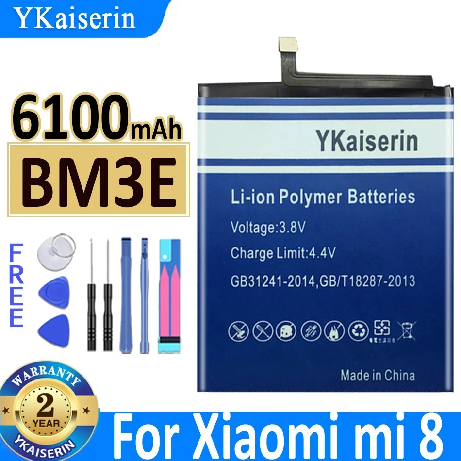 Аккумулятор ykaisin для Xiaomi 9 SE 8 Pro/lite Mi 5 M5 6 8 SE, запасная батарея BM22 BM3D BM3E BM3F BM3J BM3L BM3M BM39