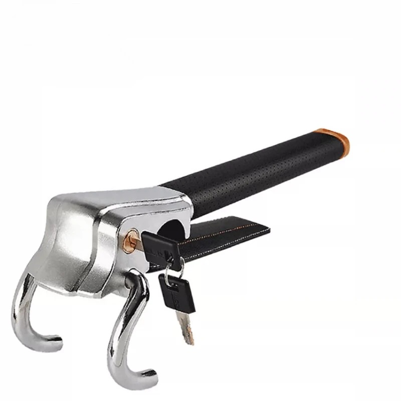 Car Steering Wheel Lock Universal Security Anti Theft Heavy Duty Car Steering Wheel Lock Auto Security Travel Locking with Key.