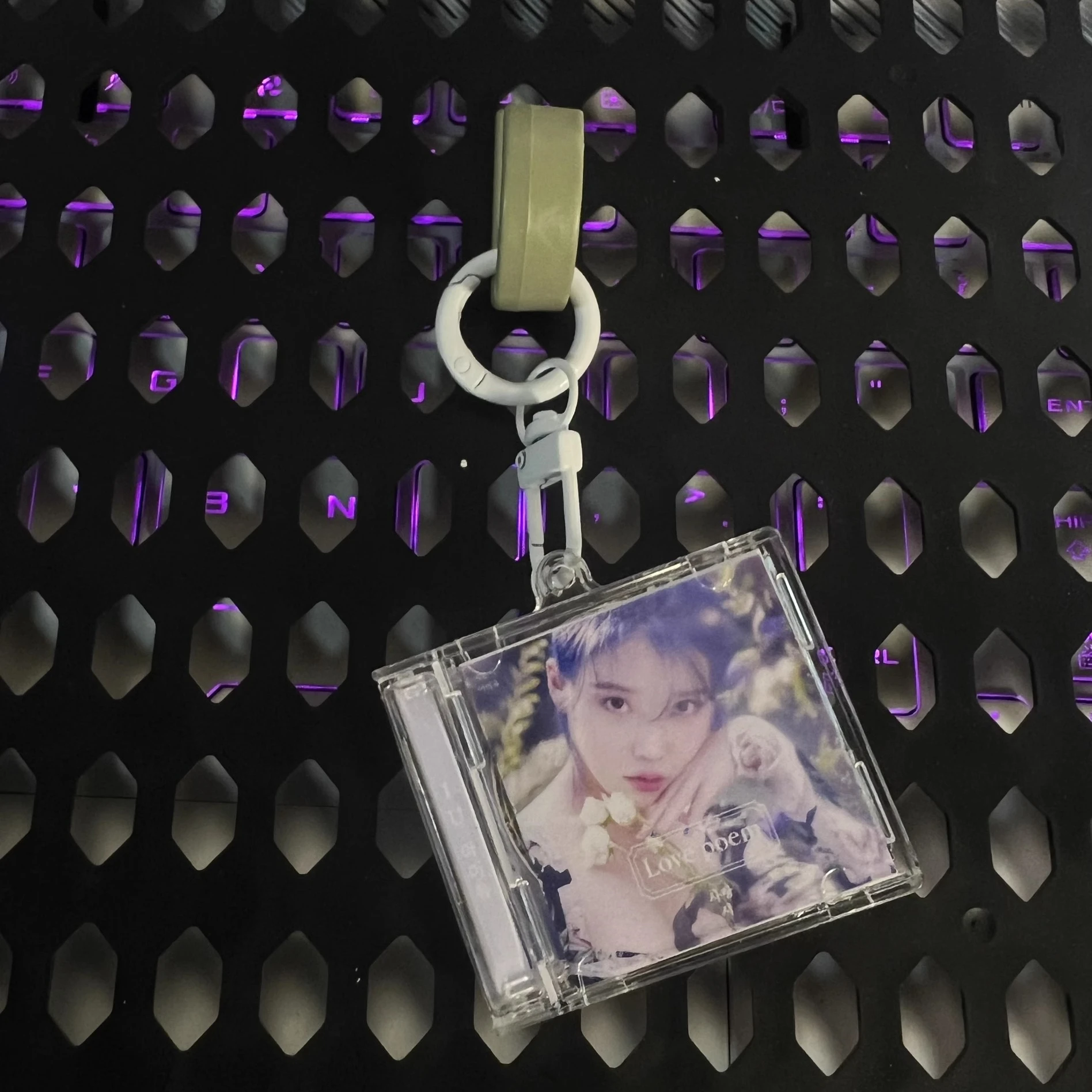IU アルバム グッズ Iu lee ji eun-ミニミュージックキーホルダー,CD, NFC,受賞アルバム,歌