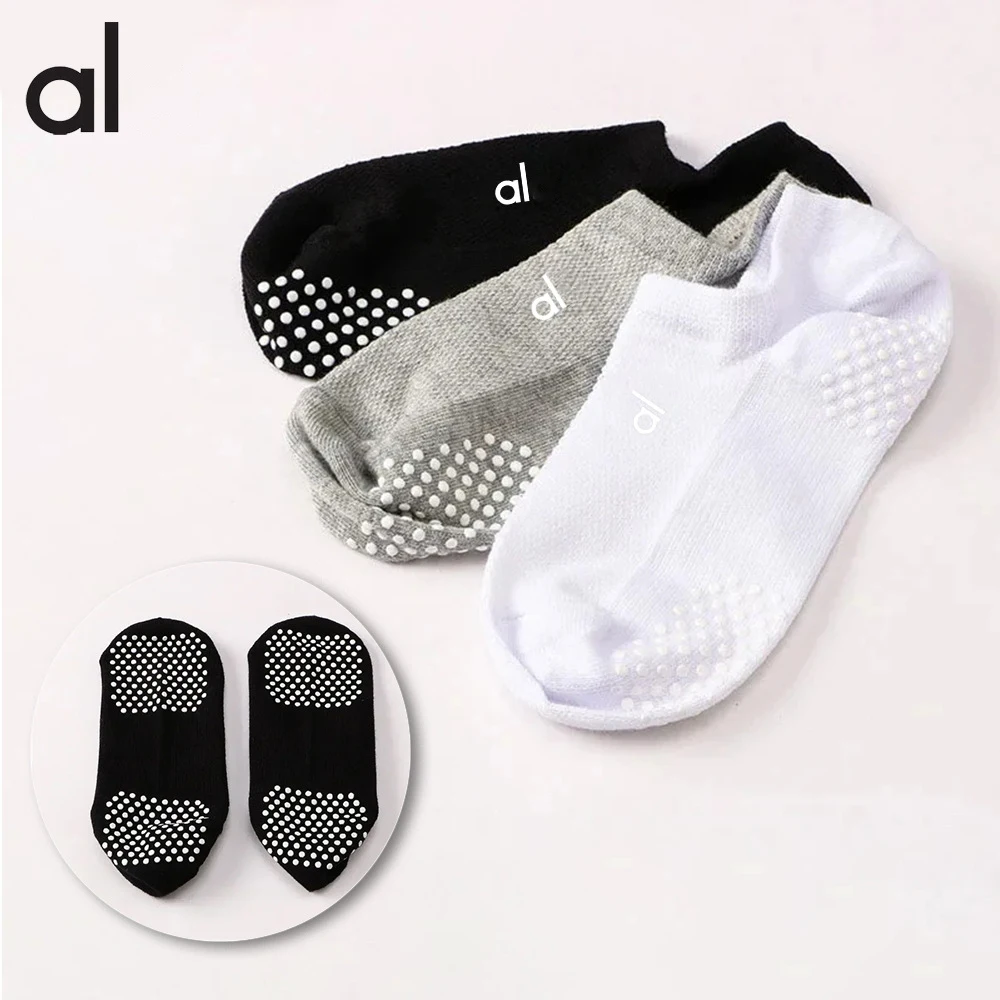 al cotton boat socks for yoga anti slip running socks sweat absorbing breathable sports socks