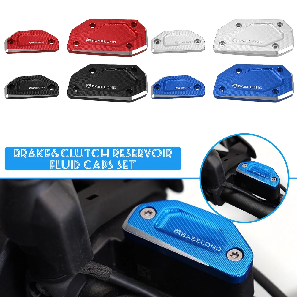 

2023 2024 2025 FOR BMW R1300GS Adventure/Trophy/TE R 1300 GS ADV GS1300 Motorcycle Front Brake&Clutch Reservoir Fluid Caps Set