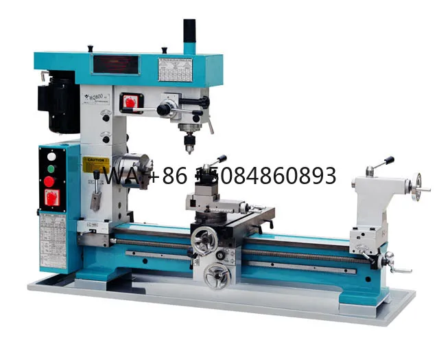 Metal Cutting  Tool Multi-Functional 3 in 1 Lathe Mill Drill Turning Drilling Milling Equipment