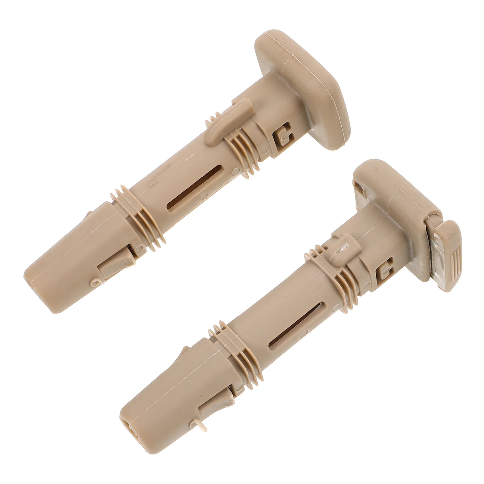 

2Pcs Car Seat Headrest Guide Insert Tube Locking Durable Plastic Easy Install Universal Fit Reduces Neck Discomfort