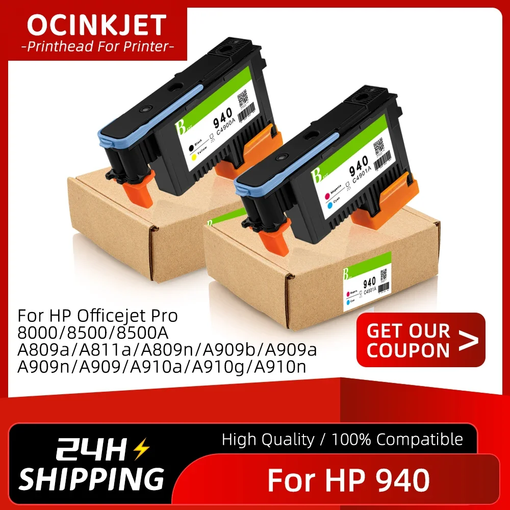 Para cabezal de impresión HP 940 C4900A C4901A HP940 cabezal de impresión para impresora HP Officejet Pro 8000 8500 8500A A809a A811a A809n A909b