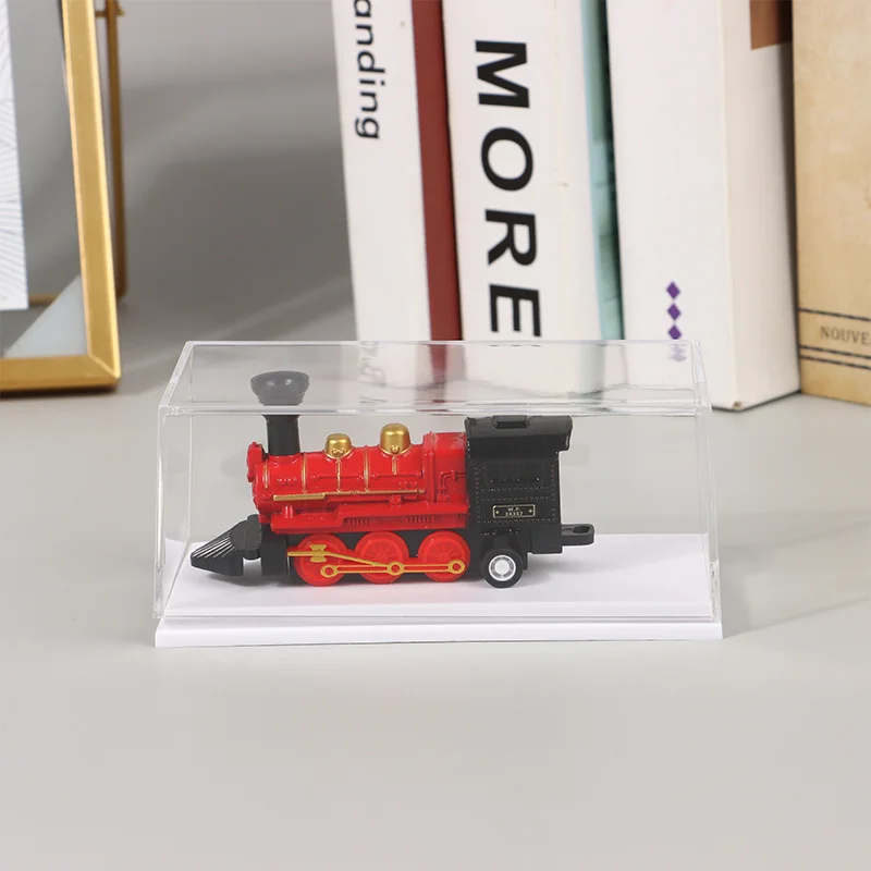 

1pcs Car Model Display Box Transparent Acrylic Dustproof Case With Hard Cover Toy Storage Protective Cover Home Accessories