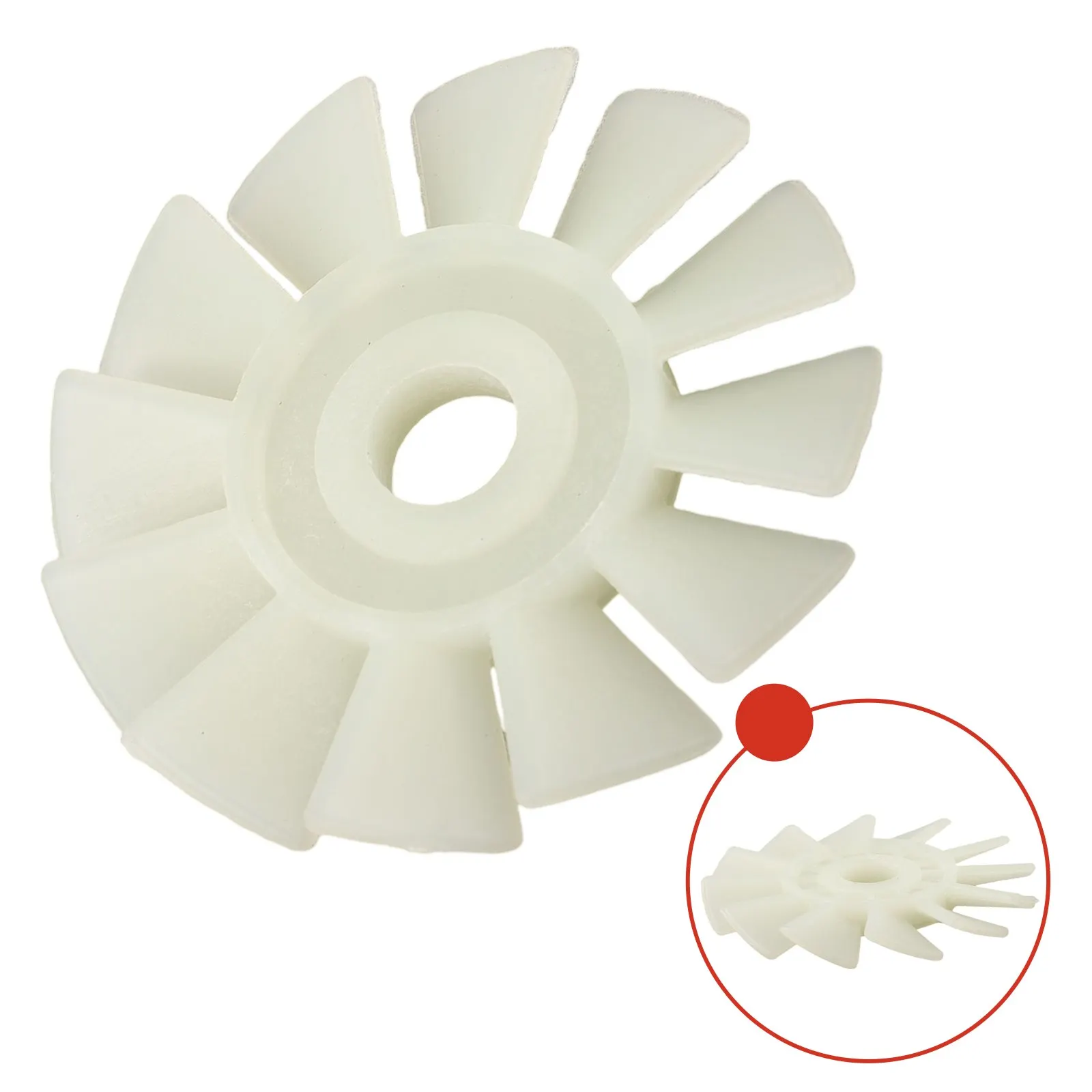 Ensure Optimal Cooling with this Plastic Rotor Fan Blade for 4100 Cutting Machine and 110 Marble Machine Trusted Quality!