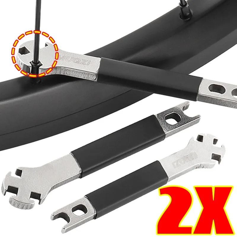 

Ключ для спиц из нержавеющей стали для мотоцикла, велосипедного колеса, инструмент для регулировки колес, сверхмощный ниппельный гаечный ключ, ручной инструмент для ремонта