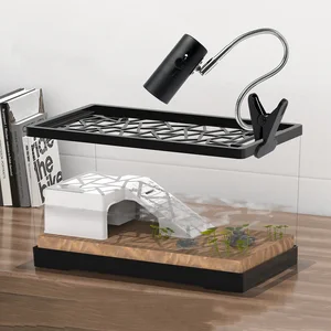 High Definition transparentes Acrylfischtank, Anti -Drop -Haustier, abnehmbarer Schildkrötentank, Kunststoff -Kreationsbox aus Kunststoff 6 Hauptverkäufe von Aquarios für Schildkröte - №3