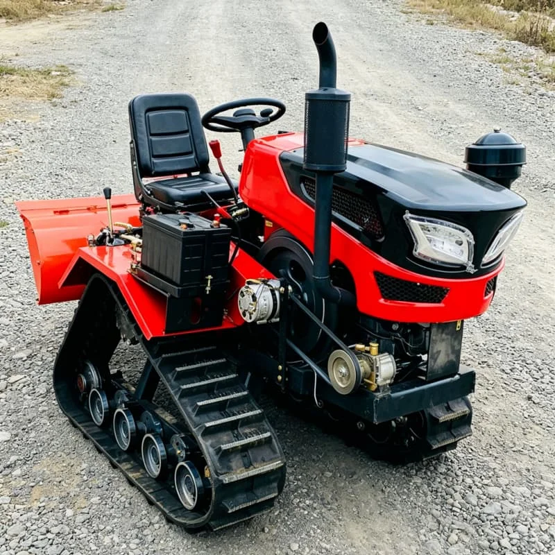 Customized Hot-selling Mini Tracked Rotary Tractor, Farm Ploughing Agricultural Cultivation Equipment