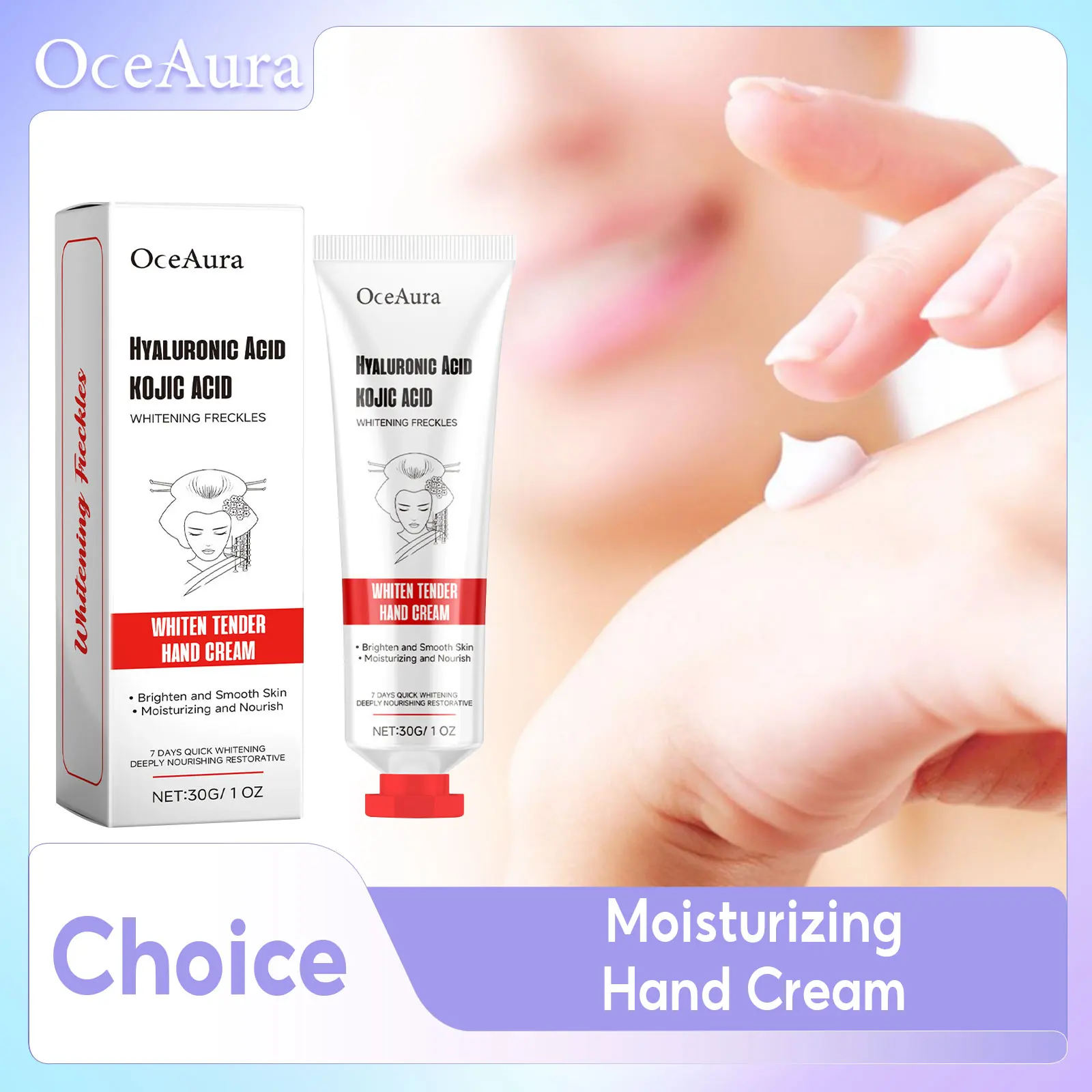 

﻿﻿Moisturizing Hand Cream For Women Anti Drying Nourishing Hand Skin Care Brighten Tender Fade Fine Lines Cracked Repair Product