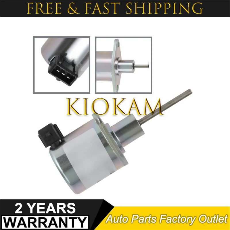 New Engine Electrical Stop Solenoid Valve E6820-60011 E6850-60012 17208-60010 for Kioti Tractor DK35 DK40 DK45 DK50 DK55 DS3510