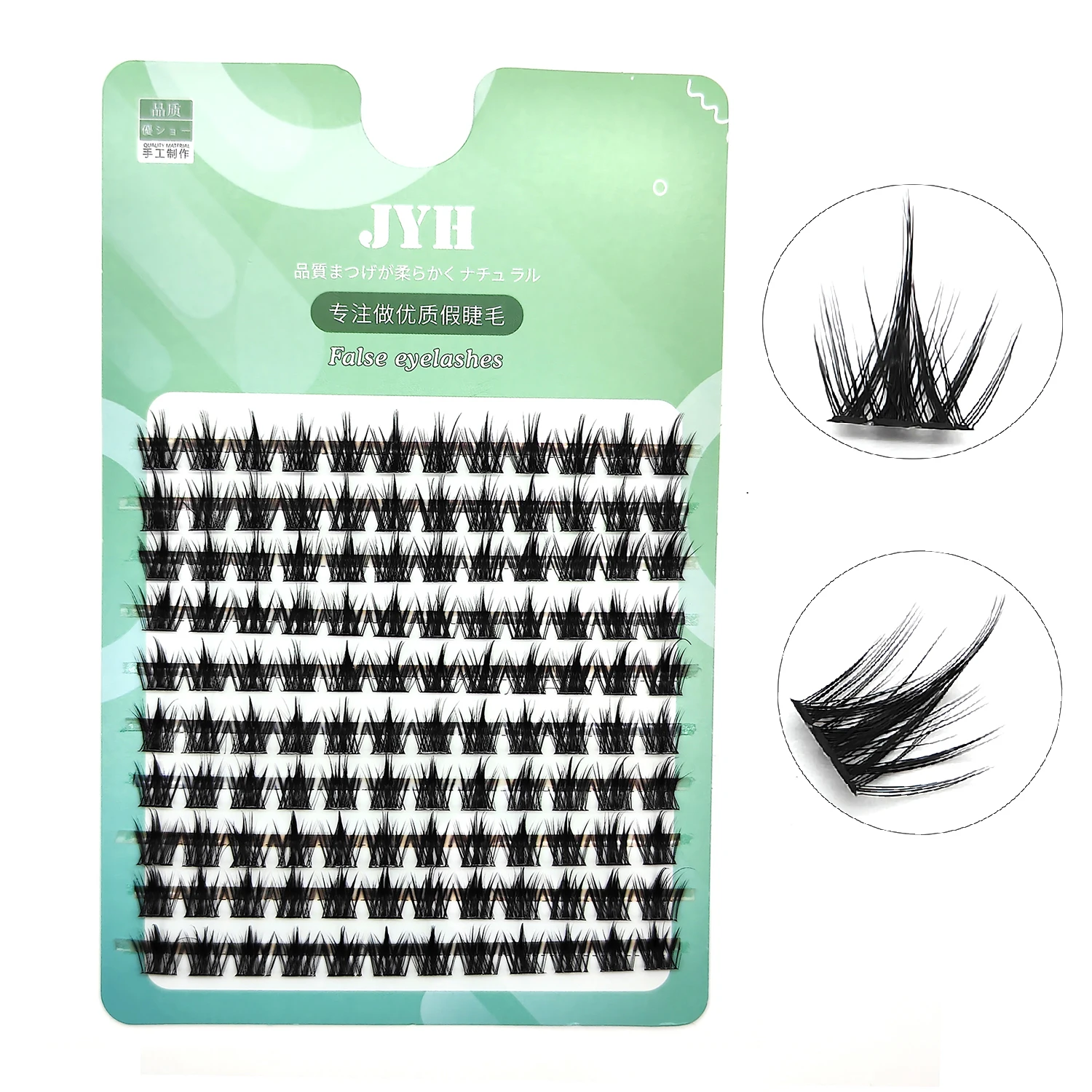 120 Bundles Volume Lashes Individual Thick Little Devil False Eyelashes Single Cluster Segmented Natural Eyelash Extension