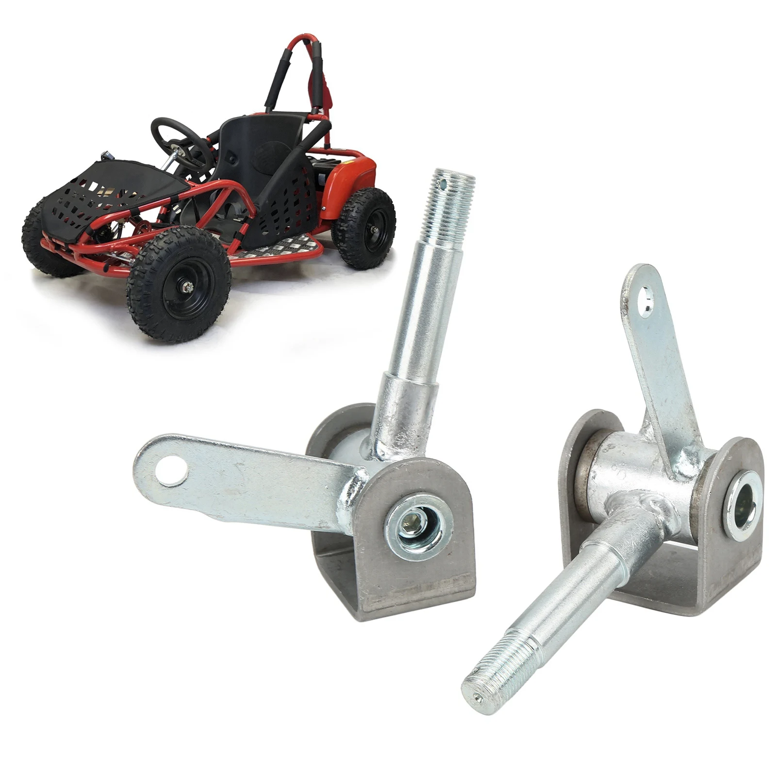 Alloy steel kart spindle kit: Professional design, easy installation, and compatible with multiple vehicle models.