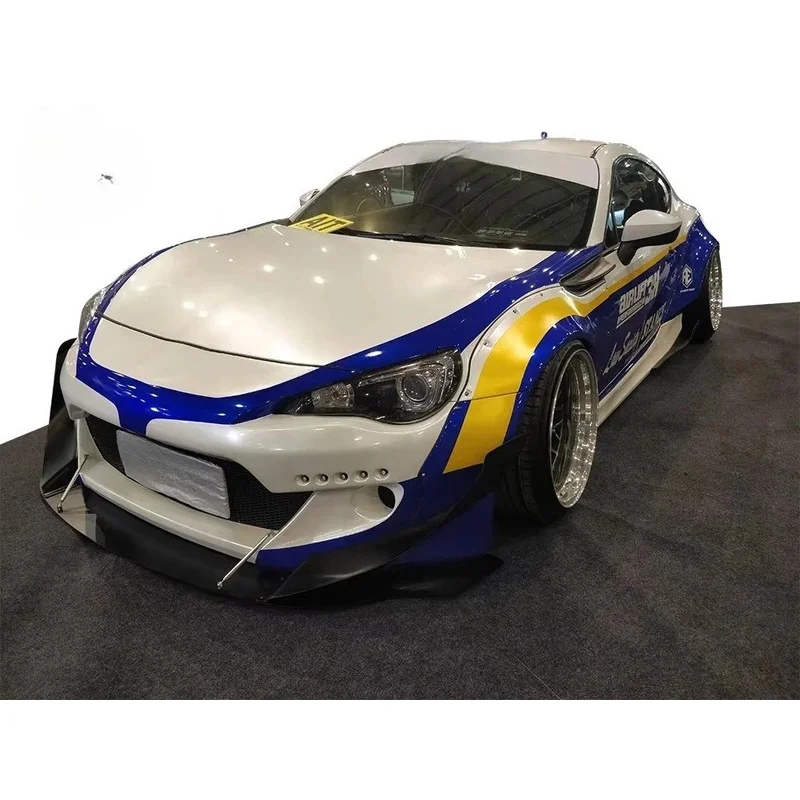 

Well Fitted Body Kit for 86 BRZ Front Bumper Rear Trunk Spoiler and Wide Flare 86 BRZ Refit
