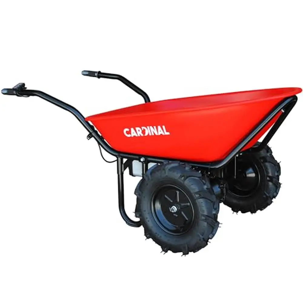 

40V Electric Utility Cart 570-lb. Capacity Battery-Powered Wheelbarrow Heavy Duty Motor Control System User-Friendly and