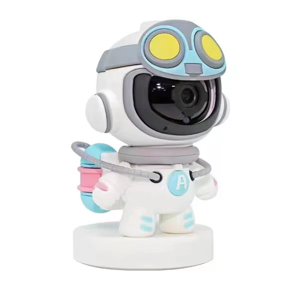 Caméra de surveillance robot PTZ IP WiFi HD 2MP/1080p (Yoosee), dispositif de sécurité sans fil, avec IA, moniteur pour la maison, cadeau d'Halloween et de Noël, nouveauté