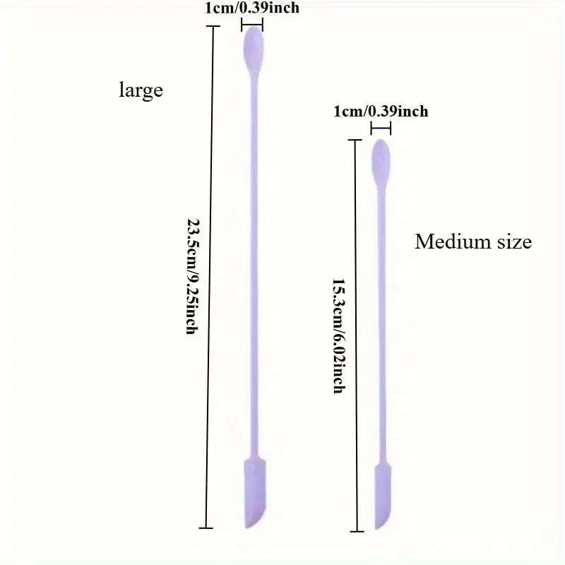 1/2Pcs mini silicon shovel, cosmetic cosmetic scraper small scraper, reusable, beauty supplies, beauty accessories