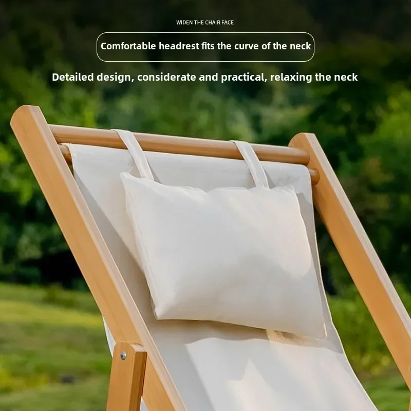 كرسي شاطئ قابل للطي، كرسي صالة قيلولة، كرسي مسند ظهر محمول خارجي، كرسي مسند ظهر، استخدام منزلي مريح، قابل للتعديل