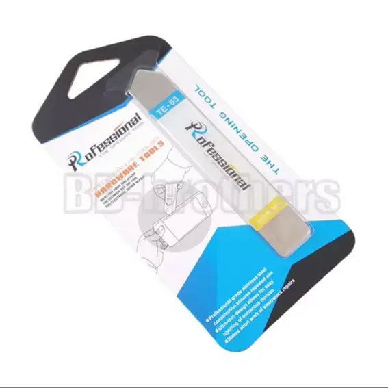

Professional TE-03 Good Quality Soft Thin Styles Repair Pry Mobile Computer Screen to Opening Tools Steel Blade 1000pcs/lot