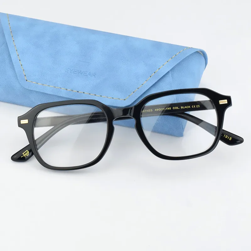 

Retro Eyeglasses Frames for Men High Quality Acetate spectacle Women Luxury Brand gatkes Myopia reading Vintage Glasses Frame