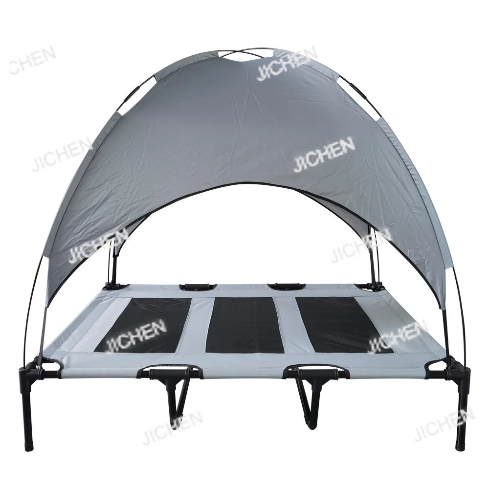 

Covered loft bed pet outdoor products shade pet tent dog marching bed cage