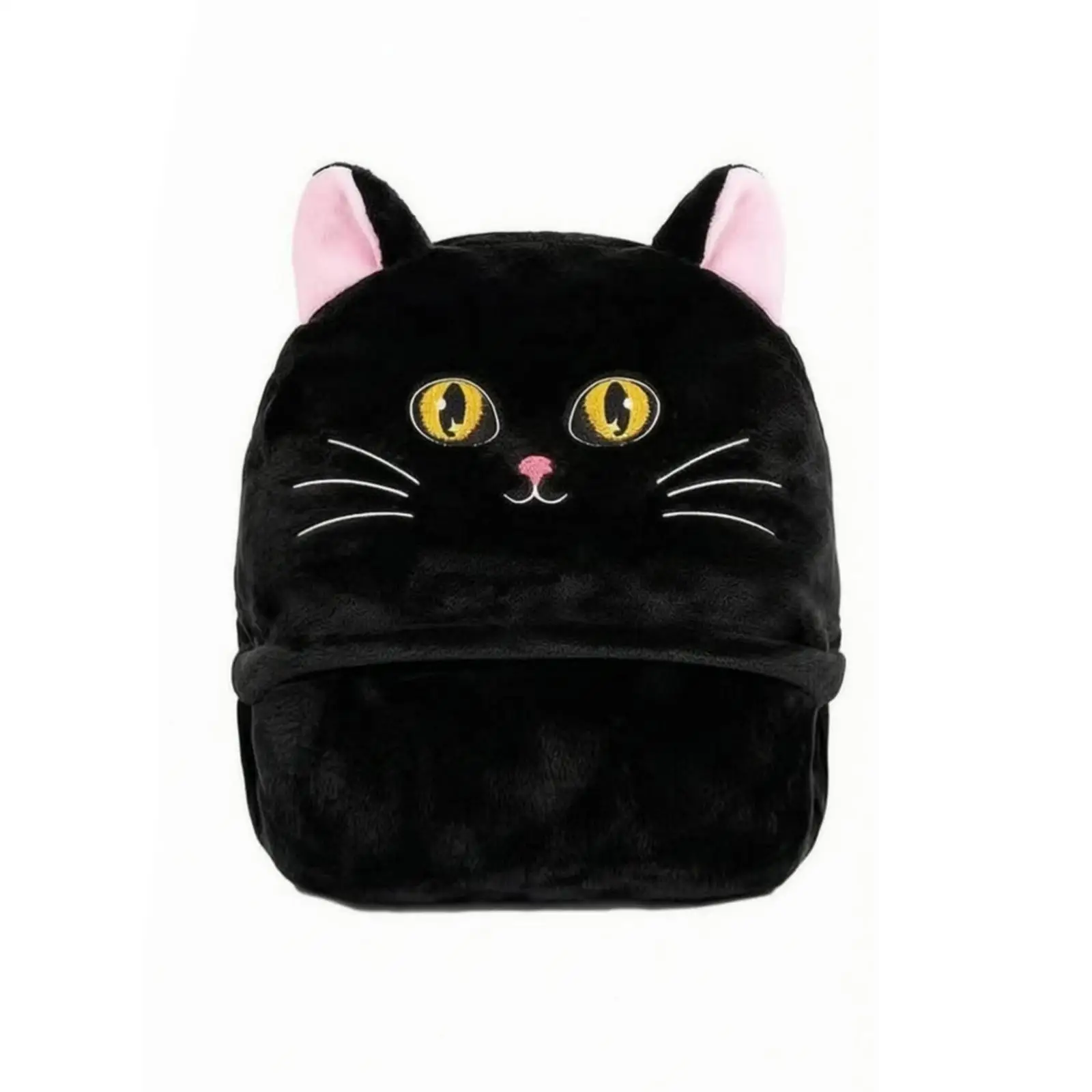 Cape Blanket with Hood Cat-Themed Wearable Blanket with Hood Fuzzy for Adults