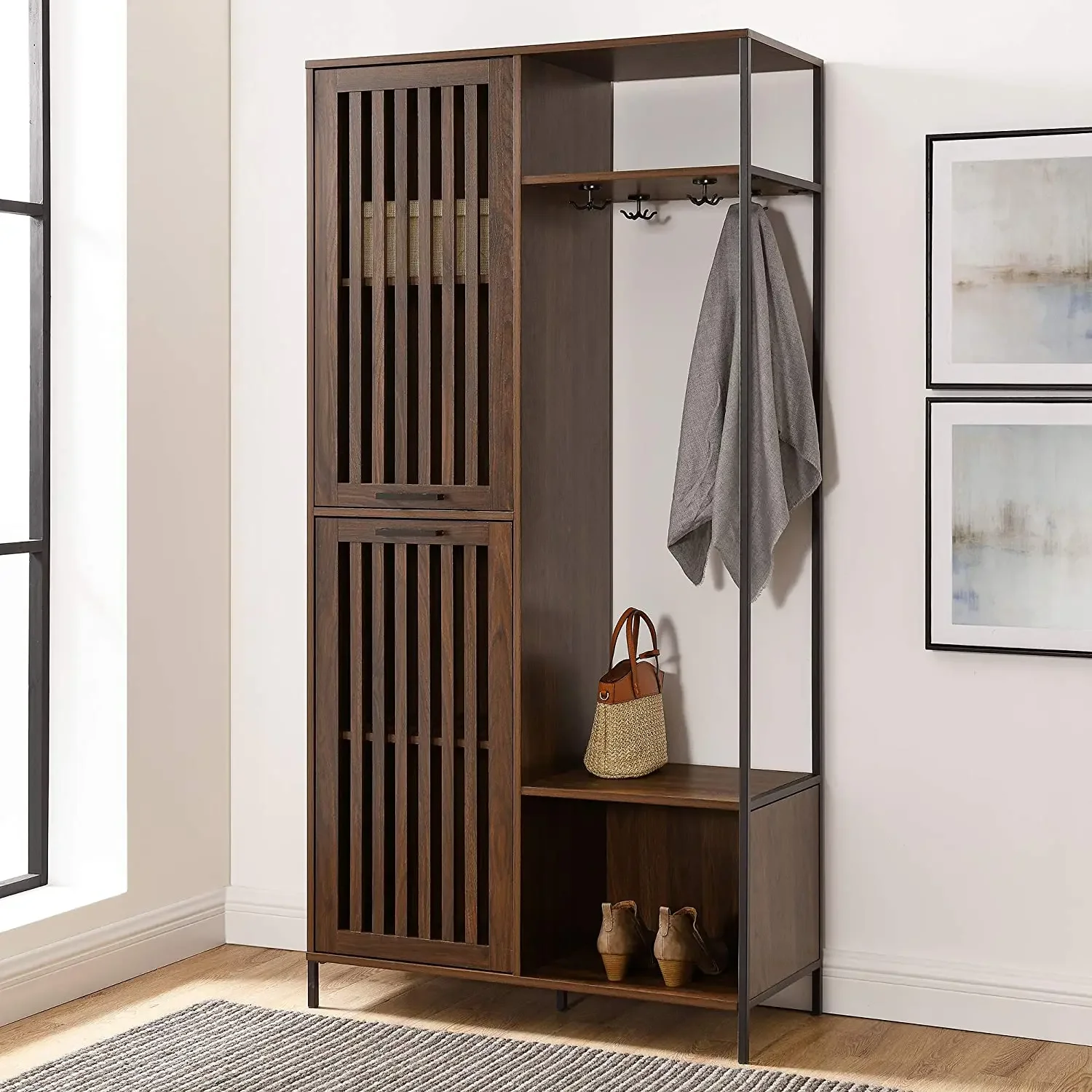 L ForFactory Price Schlafzimmer Wand Kinderschrank Kleiderschrank Design Mehrzweck tragbarer Kleiderschrank Schrank Q