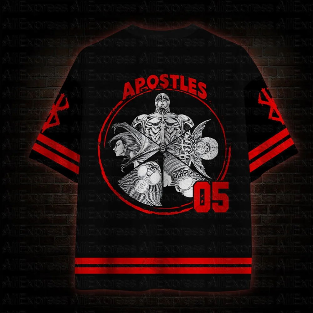 2026 New Movie Sports Fashion Adult and Children's Short Sleeve V-neck Street Eye Clothing Gothic Style Horror Fans Gift