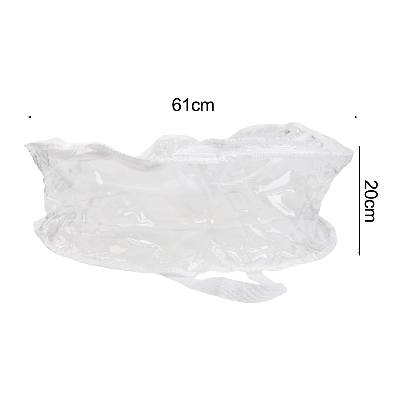 Xmas Lightweight Wreath Bag Christmas Wreath Storage Bag Ample Storage Space Clear Visibility Flexible Fitting