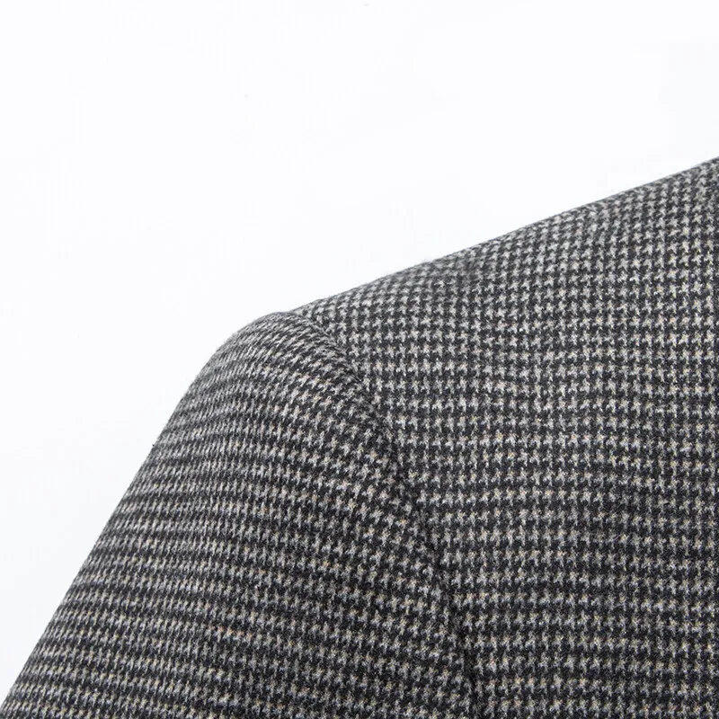 السترة الرجالية أزياء الرجل المحترم الأعمال تنوعا التخسيس النمط البريطاني الألوان الصلبة استضافة العروض عارضة حفلات الزفاف السترة #4