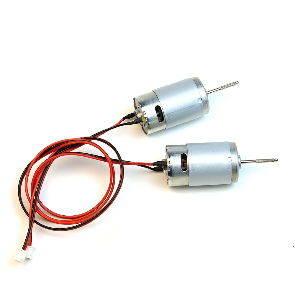 Moteur à grande vitesse avec fil, 390 tr/min, 6V-12V, bricolage pour appât RC, bateau d'alimentation TDPBoat, accessoires de propulseur sous-marin, 1 paire, 14000