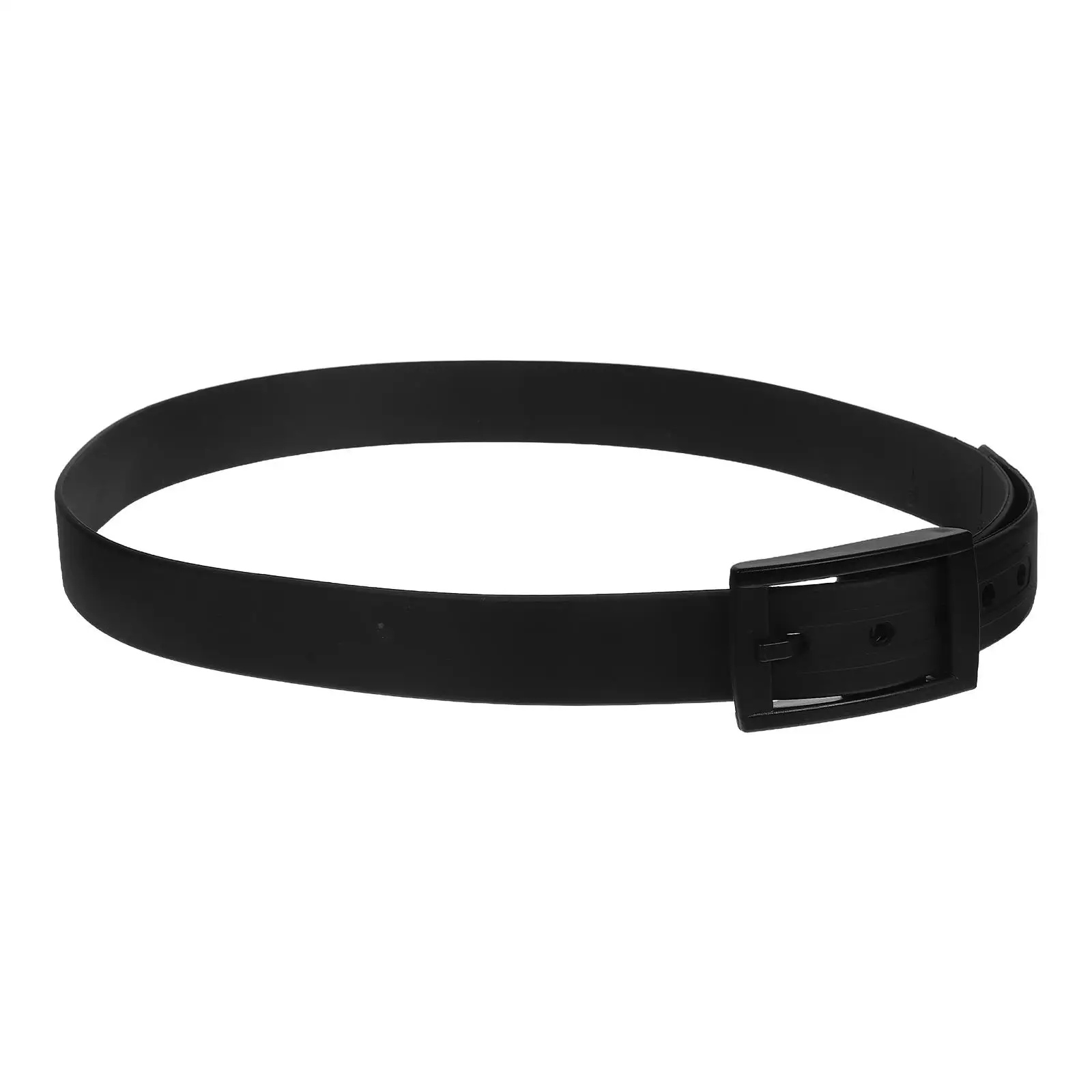 

Casual Belts Rubber Men Plastic Buckle Silicone with Buckles Silica Gel Unisex