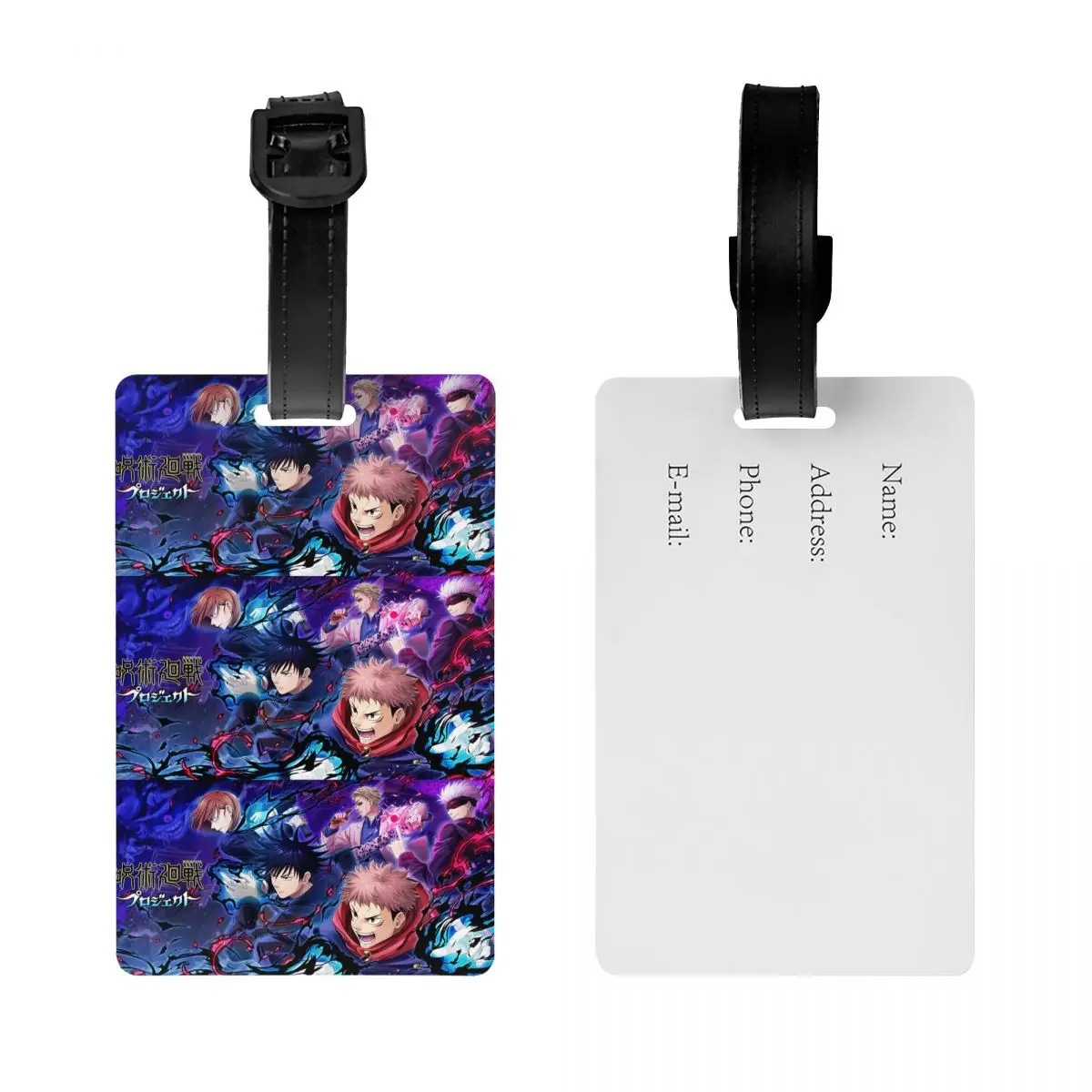 

Megumi Besto Friendo Jujutsu Kaisen Sukuna Anime Luggage Tags Suitcase Travel Baggage Boarding Tag Label Holder ID Name Address