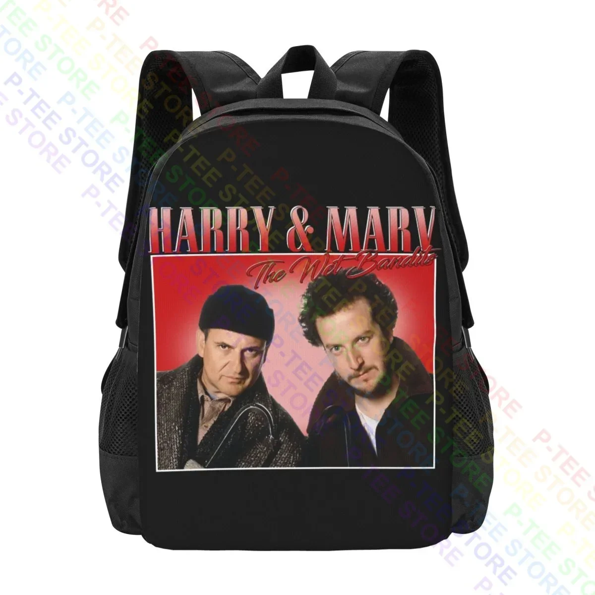 Harry Marv Appreciation Kids ChristmasBackpack Large Capacity Swimming Art Print