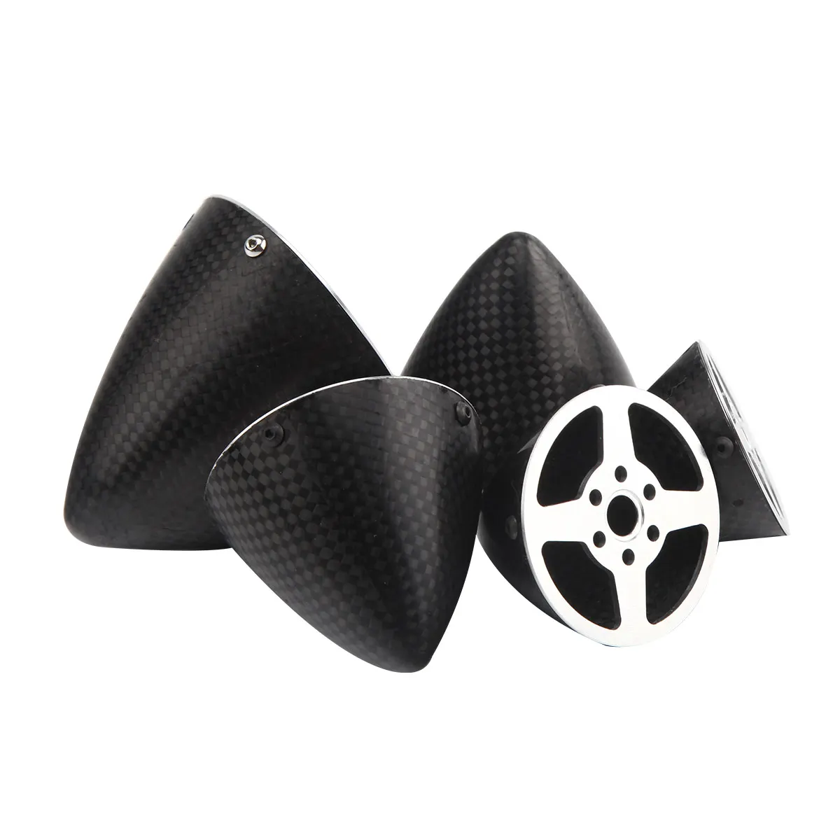 Zyhobby No Mouth Carbon Fiber Spinner For F3A RC Model Airplane1.75\