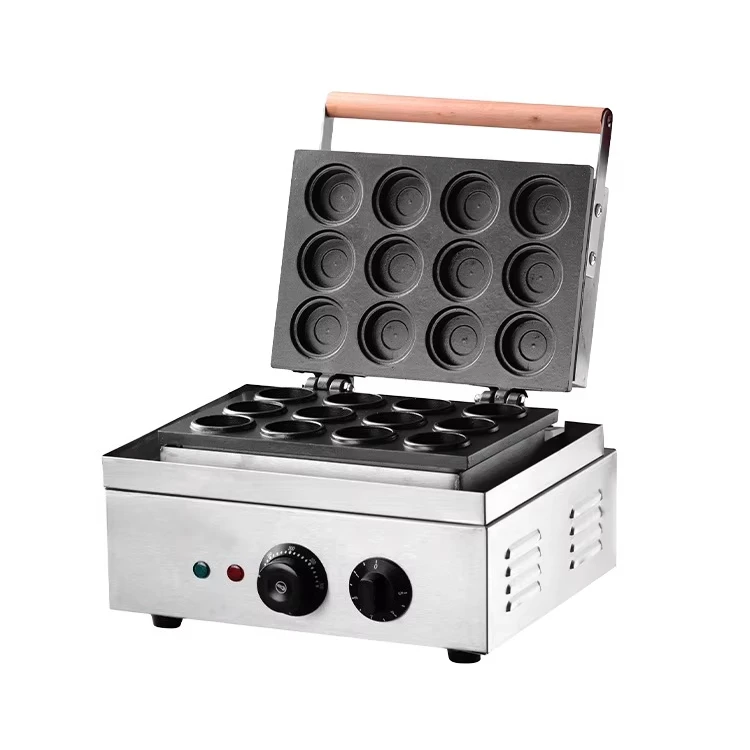 Small Size Non Stick Wheel Pie Machine Commercial Waffle Maker Snack Machine Waffle Crispy Baker