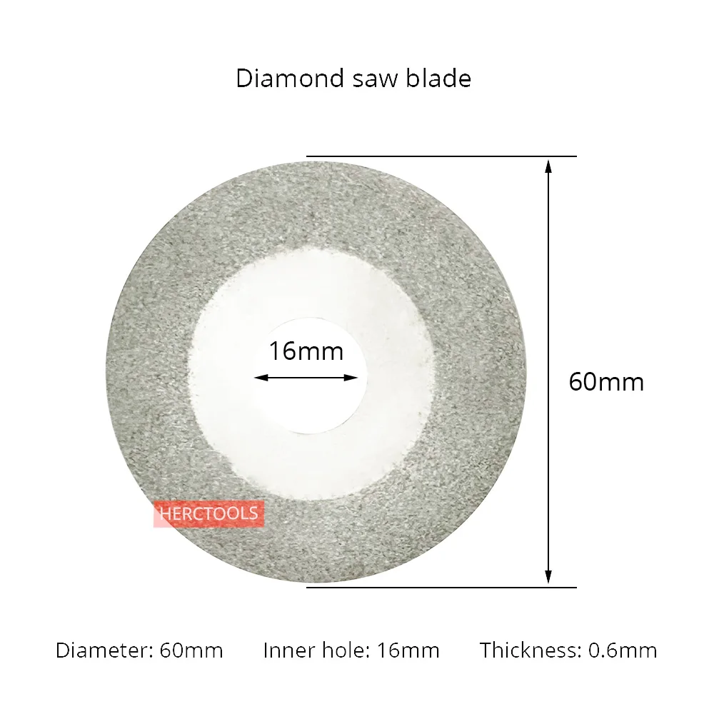 63 mm Circular Saw Blade, Alloy High-Speed Steel Diamond Resin Woodworking Saw Blade, Mini Table Saw Cutting Small Saw Blade view 5