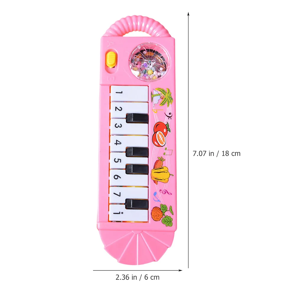 2Pcs Electronic Piano Cartoon Design Baby Keyboard Musical Gift for Toddlers Early Development Kids Keyboard Baby Piano