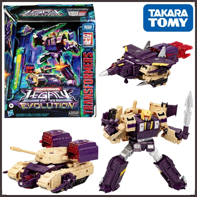 In Stock Takara Tomy Transformers G Series Evolution L Level Blitzwing Figure Model Anime Action Deformation Robot Car Kid Gift