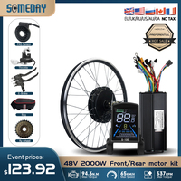 Electric Bike Conversion Kit 20-29 Inch 700C 48V 2000W Brushless Front Rear Bicycle Hub Motor Wheel For eBIKE Conversion Kit
