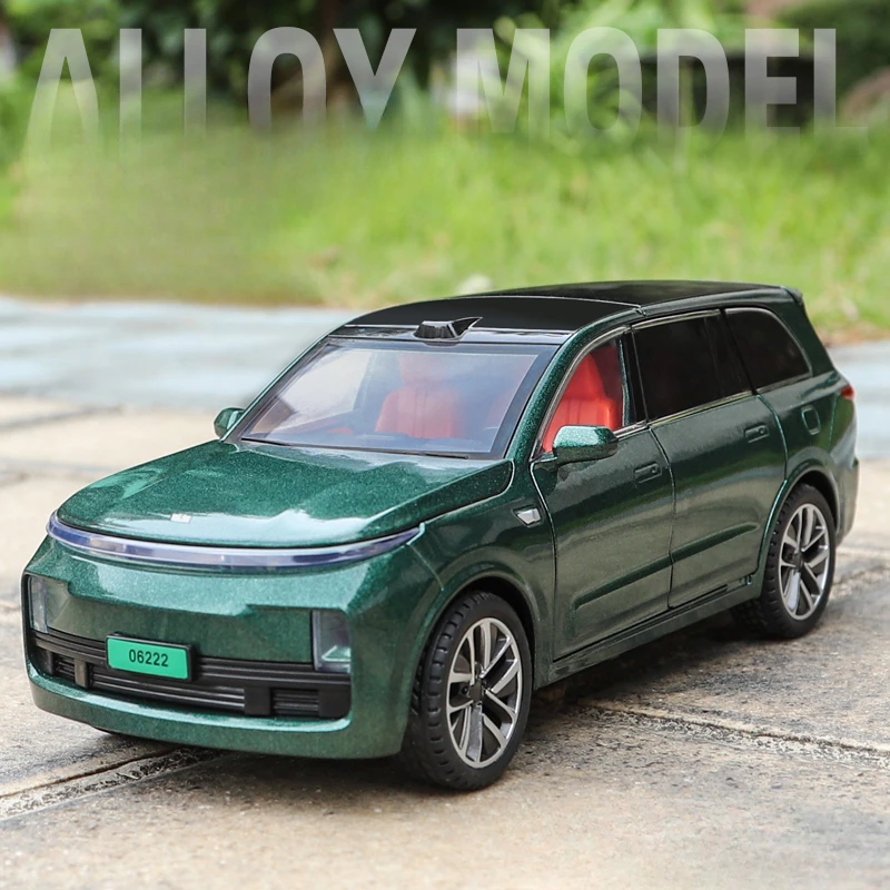 

Diecast 1/24 Scale LEADING IDEAL L9 Alloy Car Model New Energy Toy Car Kids Boys Collective Casting Model Car Voiture Miniature