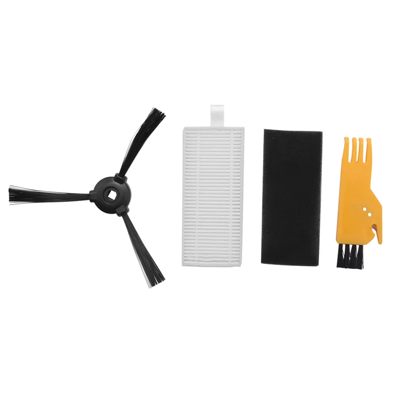 로봇 진공 청소기 교체 액세서리 키트, Lefant M201 T700 M520 M571 M501B M301 용 10 필터 및 10 사이드 브러시