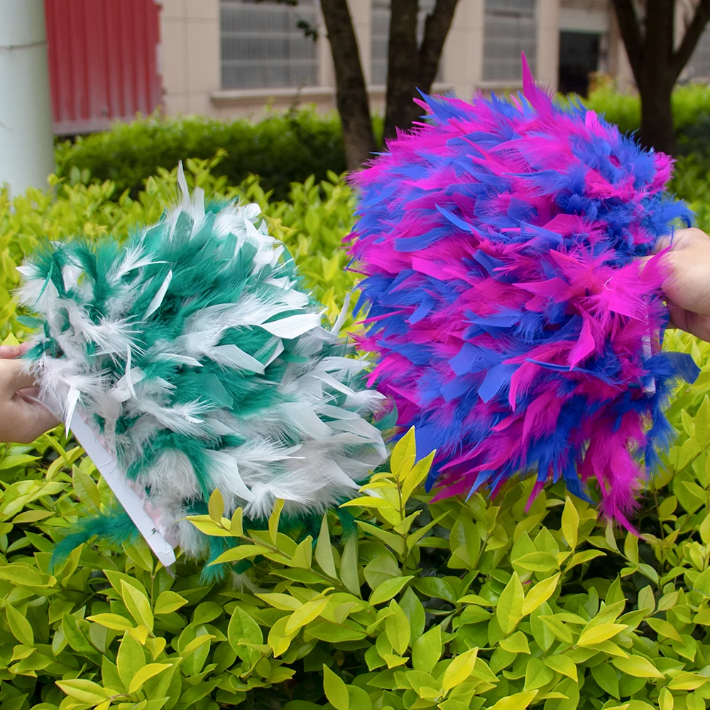 Natural Double Color Marabou T - đánh giá và giá Feather Trim Marabou