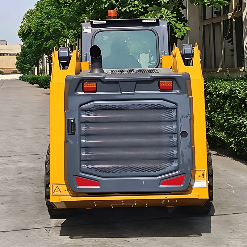 Micro Farm Use Mini Loader Crawler Track Skid Steer Mulcher Mini Skid Loader Steer Loader