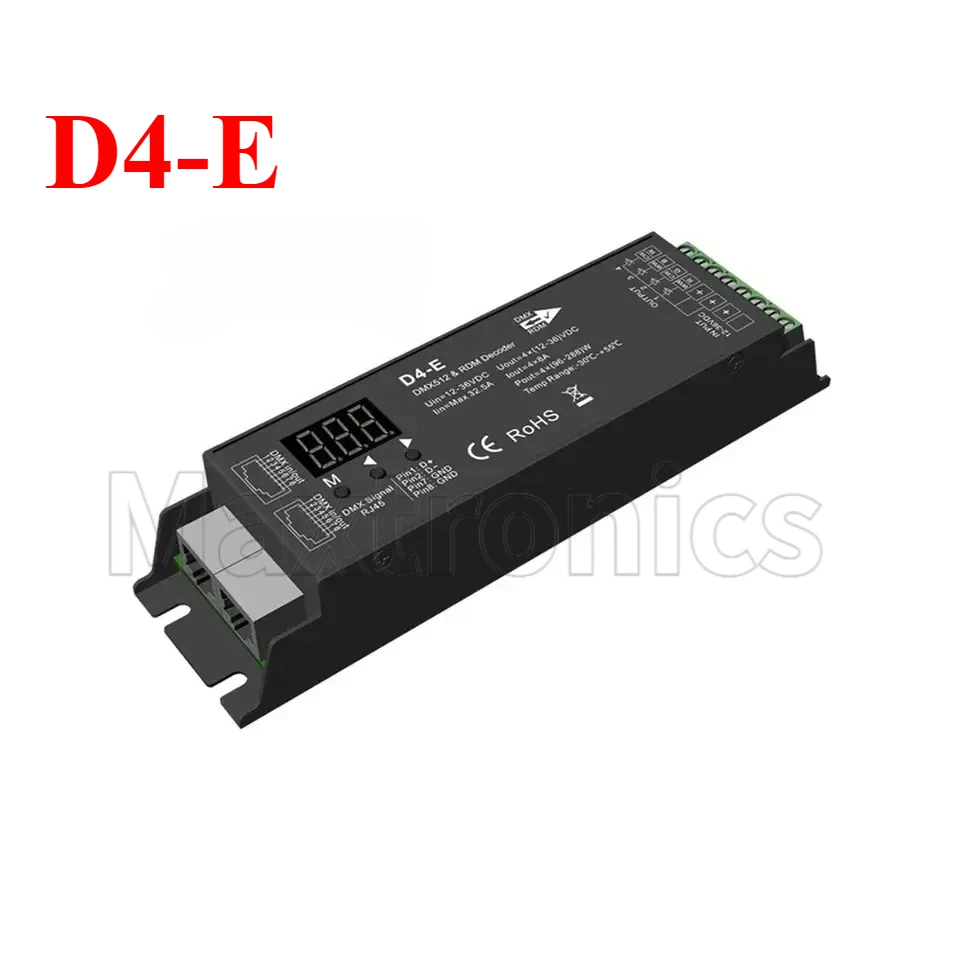 SAGE LU MEI DC12-48V Skydance DMX Decoder Numerische RGBW/Einzelfarbe/RGB Led Panel Din-schiene/Mehrere Dimmer Decoder D4 D4-L D4-E D4-P D4-XE 9