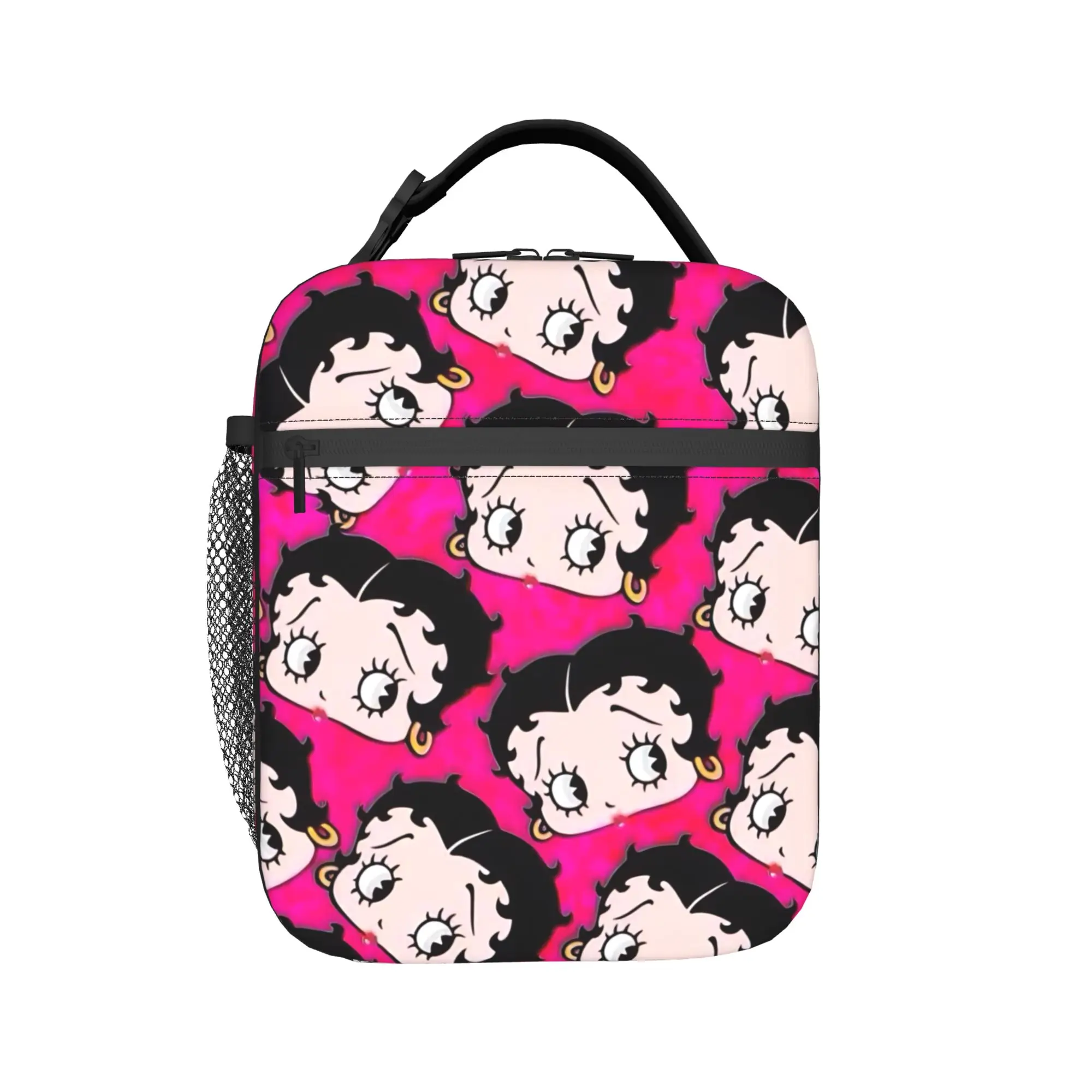 B-Bettys Boops Lunch Bag Fashion Office Lunch Box Print Convenient Cooler Bag