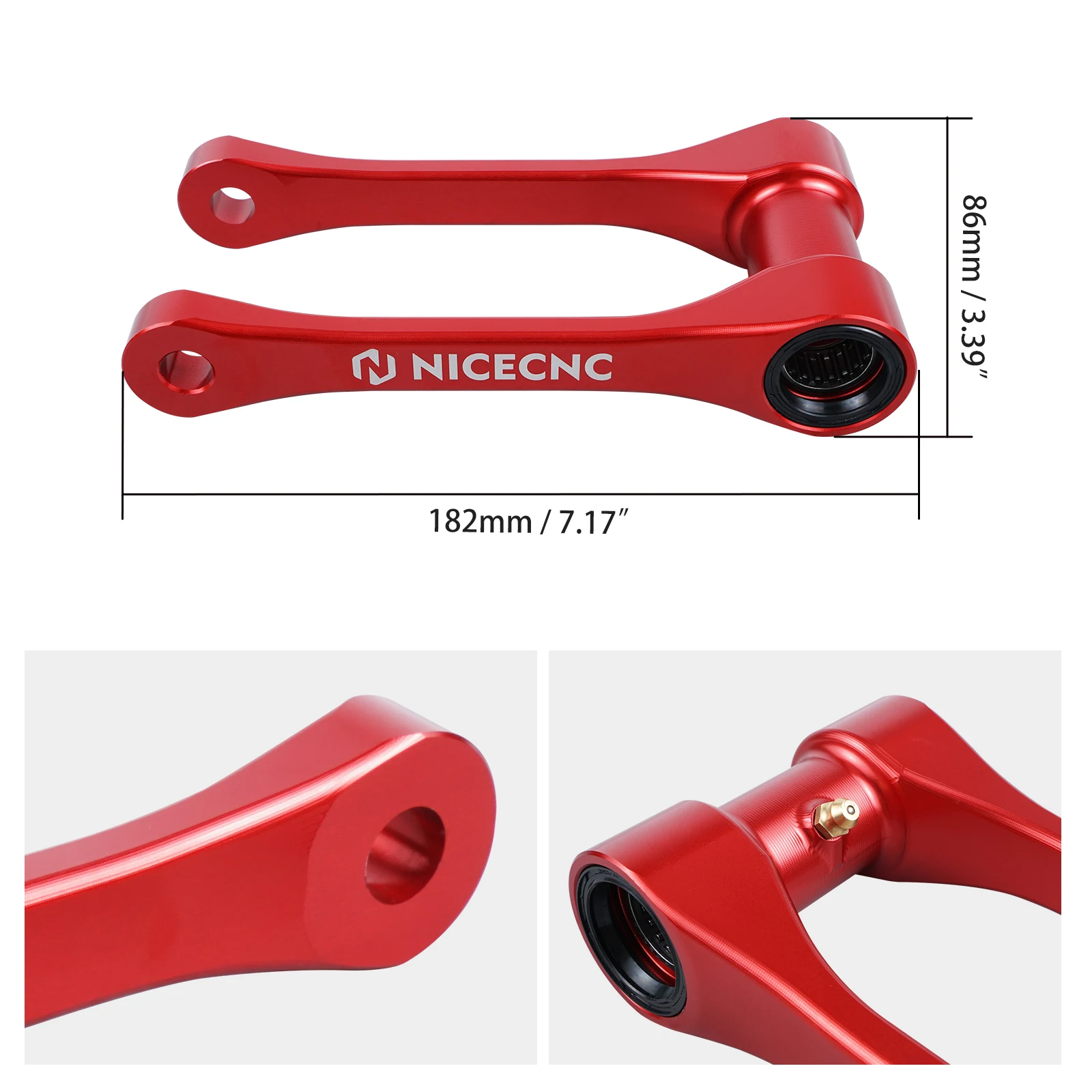 NICECNC لـ Beta X-Trainer 300 XTRAINER 250 RR300 RR250 RR125 RR350 RR390 إندورو وصلة خفض ألومنيوم قابلة للتعديل 1.25IN 30 مللي متر