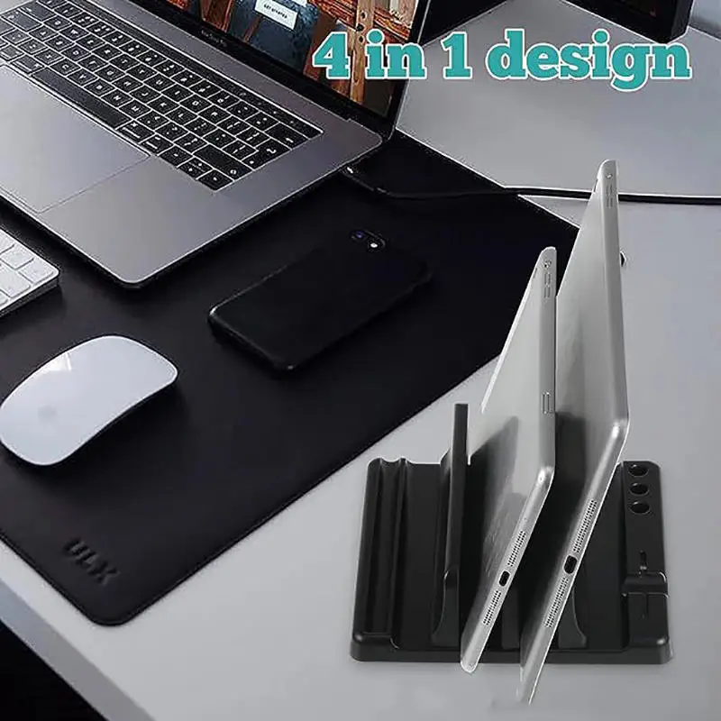 Laptop Adjustable Stand Multi-purpose Vertical Save Desktop Space Easily Place Computer Accessories Desk Storage Phablet Phone