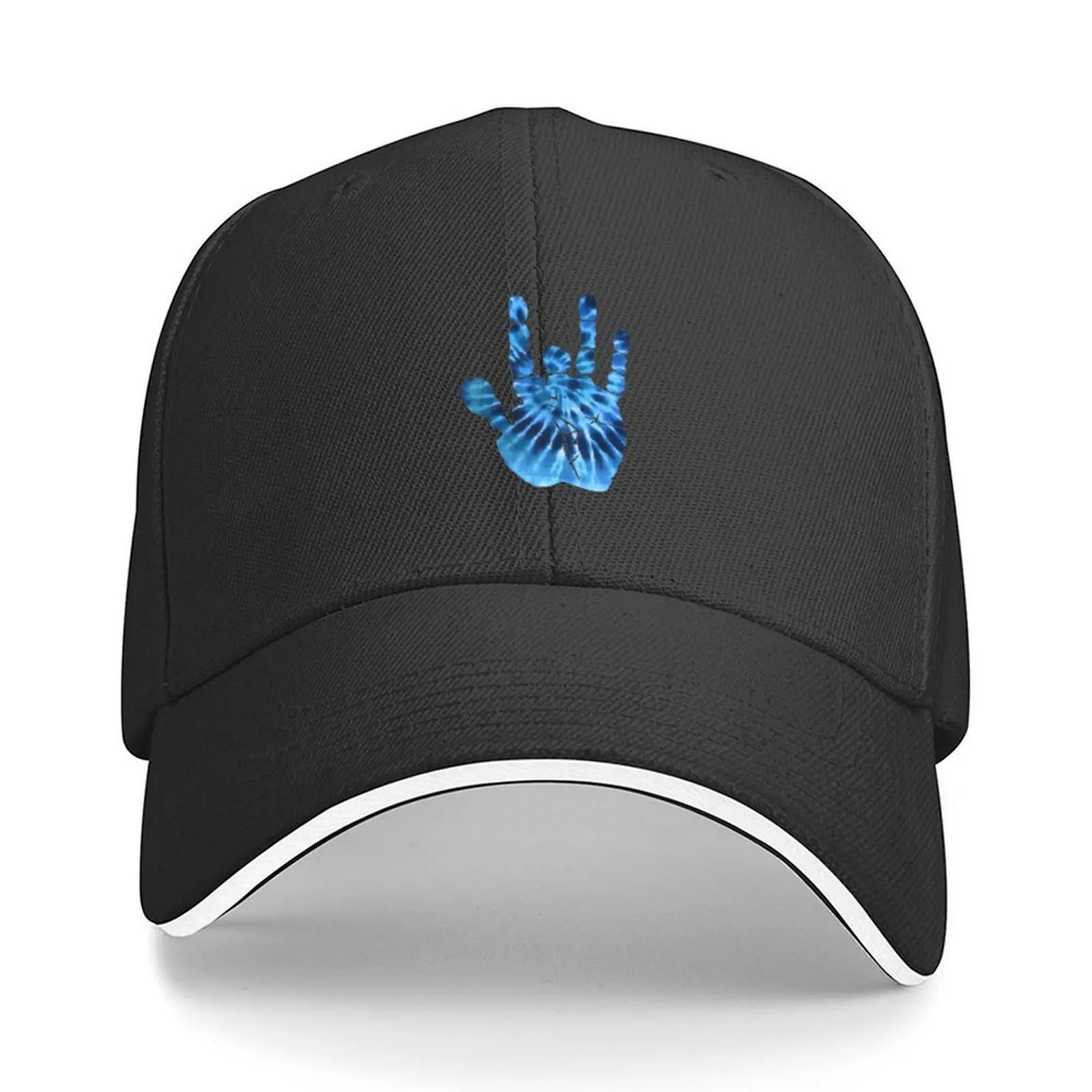 

Blue Groovy Jerry Hand Baseball Cap Beach Outing New In The Hat Rugby birthday Women Hats Men's