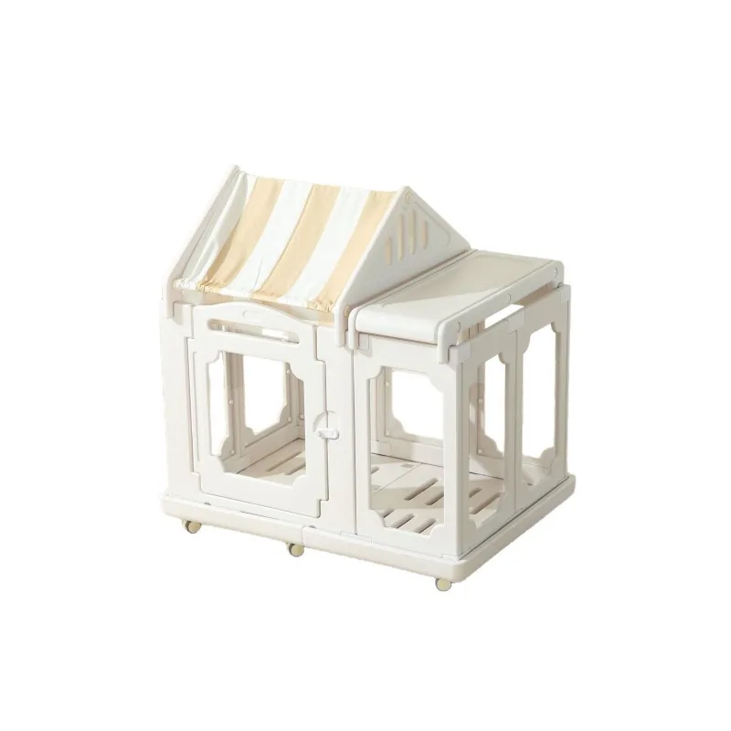 Fully transparent villa dog enclosure, pet indoor dog cage